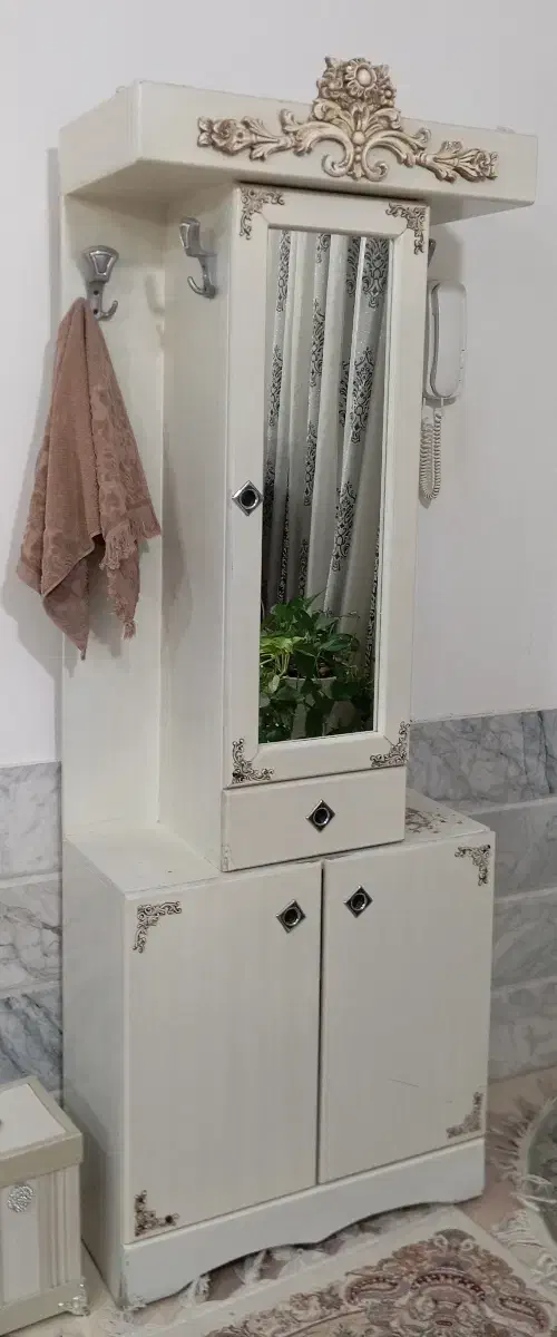 کمد جاکفشی|جاکفشی، کمد، دراور|کاشمر, |دیوار