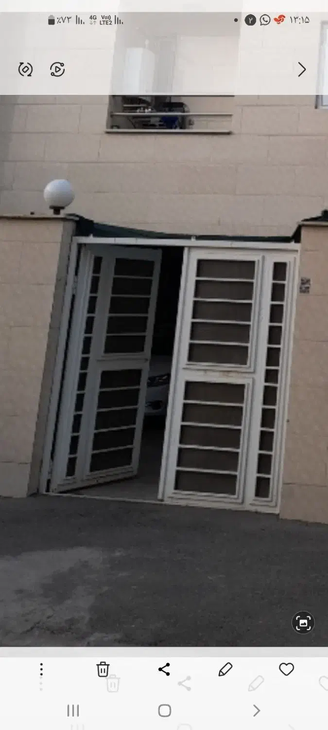 درب حیاط آهنی|مصالح و تجهیزات ساختمان|ایوانکی, |دیوار