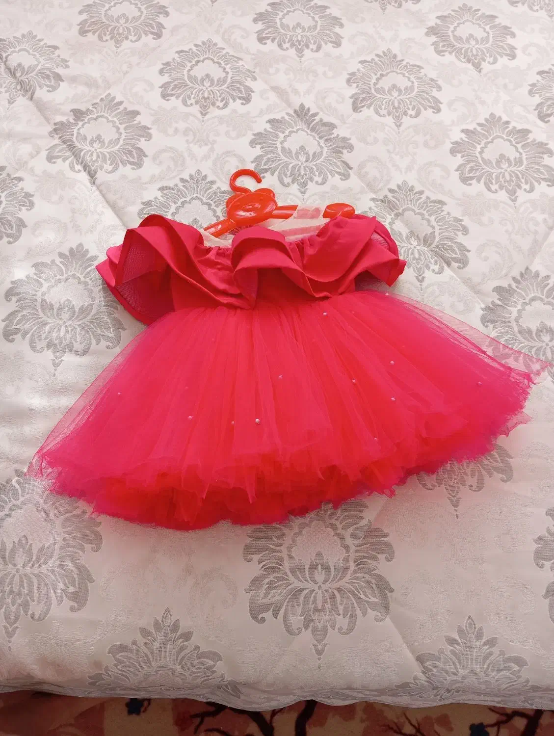 لباس مجلسی پرنسسی کودک مناسب یکسال تا دوسال|کفش و لباس بچه|تربت‌حیدریه, میدان مرکزی|دیوار