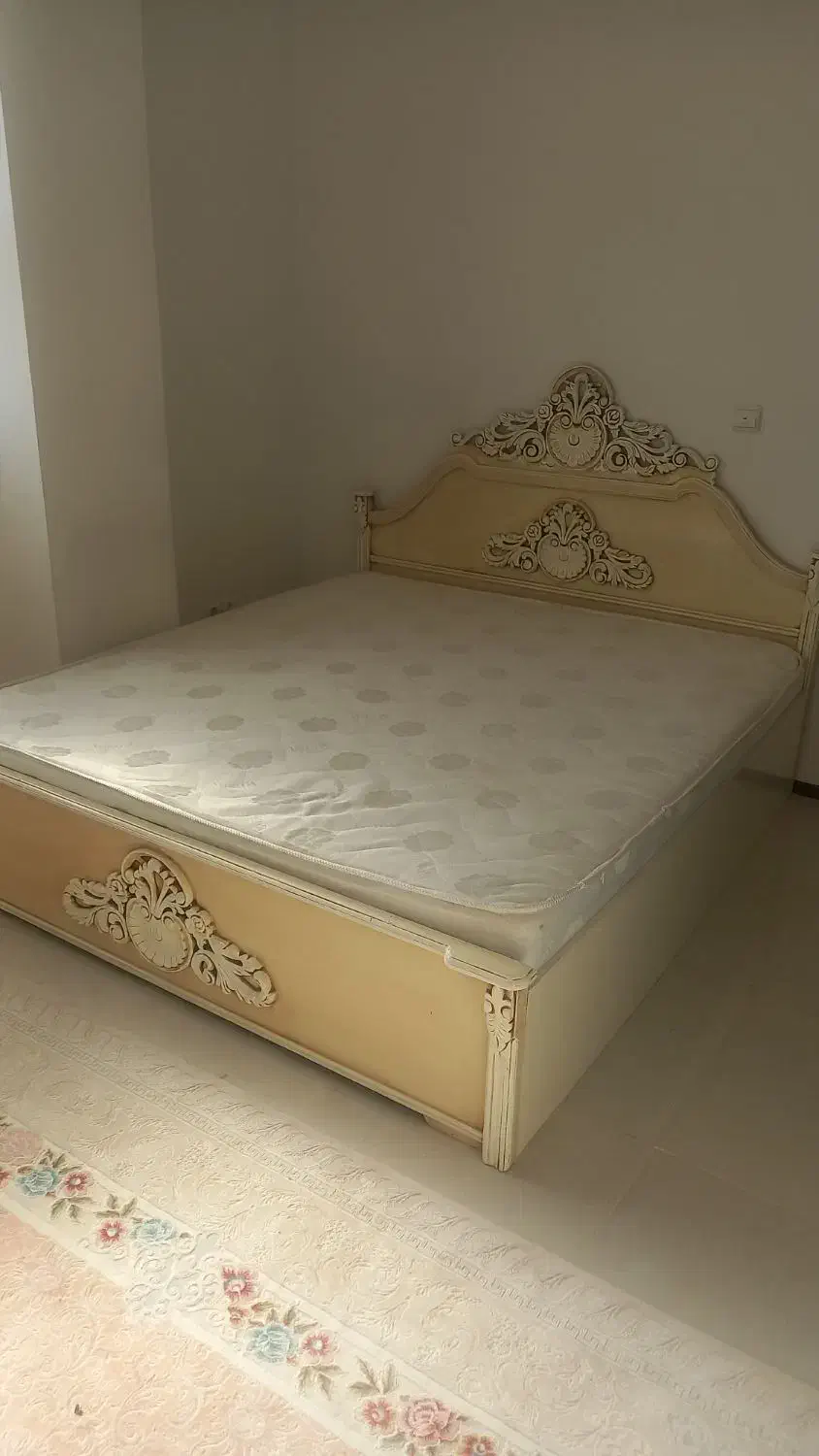 تخت خواب دو نفره|تخت و سرویس خواب|قم, پردیسان|دیوار