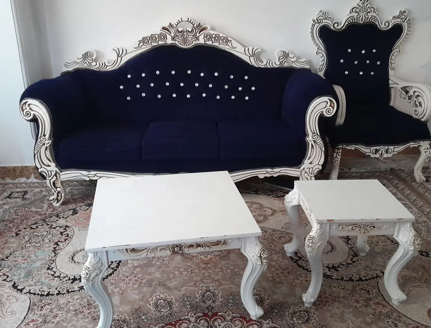 کوسن مبل هفت نفره|مبلمان خانگی و میز عسلی|ری, شهرک نظامی|دیوار