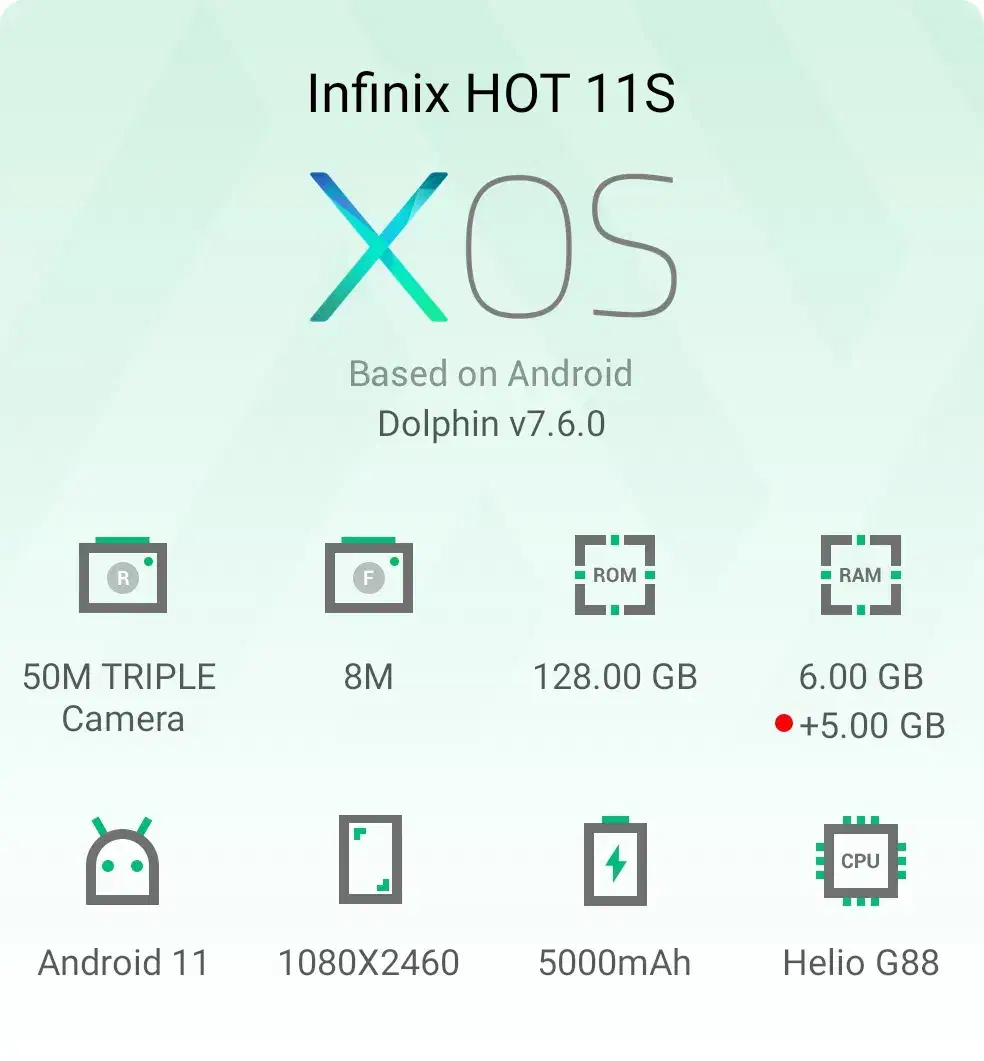 گوشی infinix hot 11s|موبایل|سلماس, |دیوار