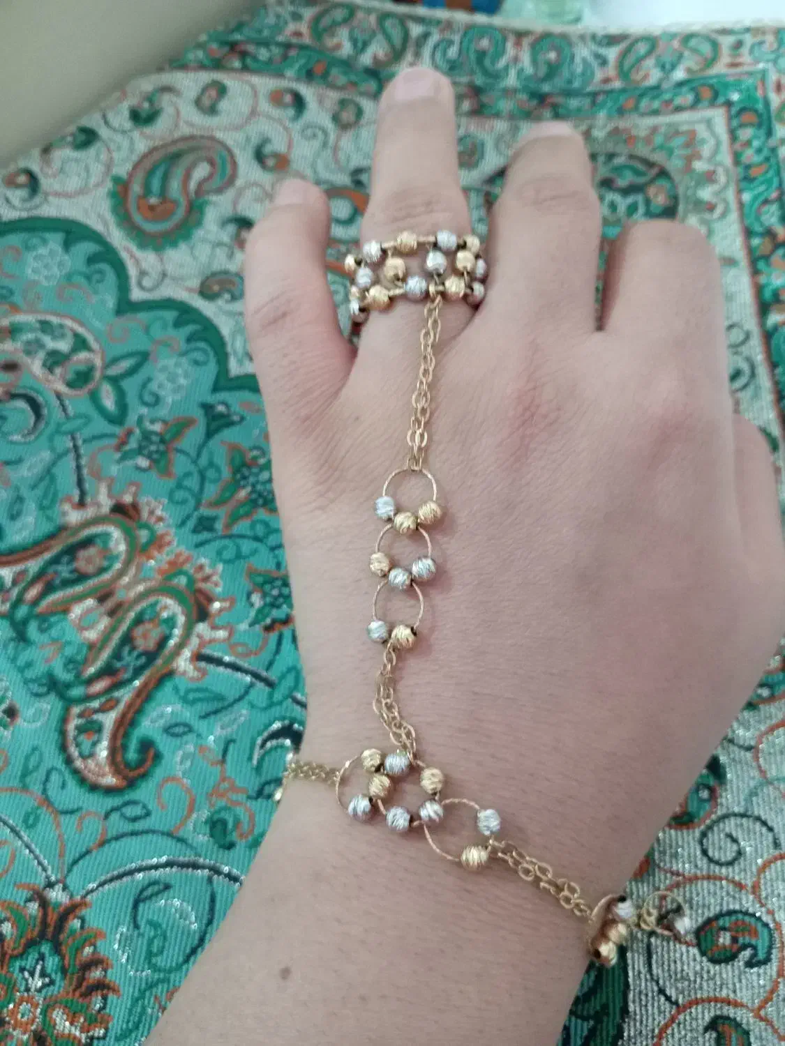 تمیمه یا دستبند انگشتری طلا|جواهرات|برازجان, |دیوار