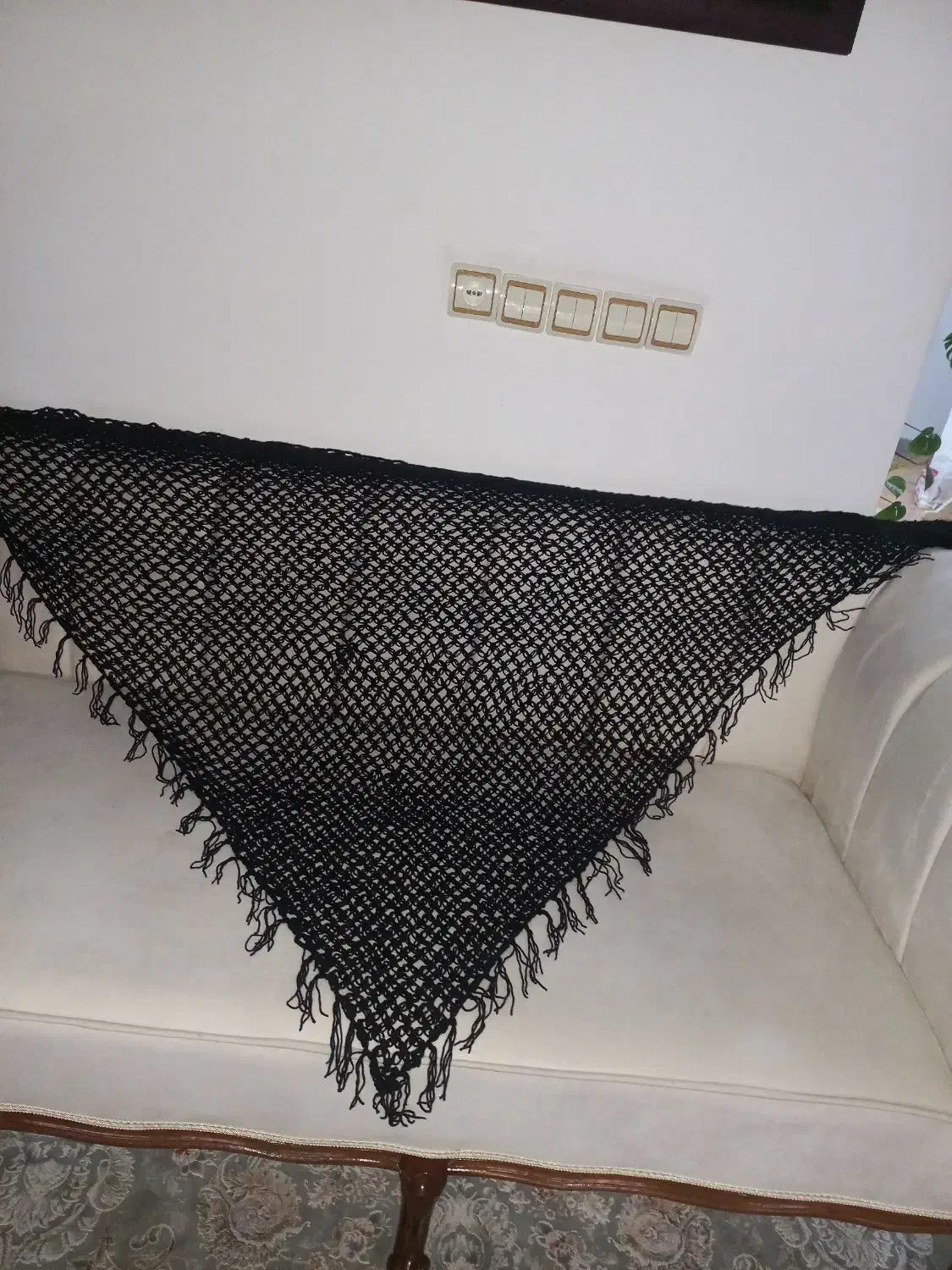 شال دوشی دست بافت|لباس|لاهیجان, حزین|دیوار