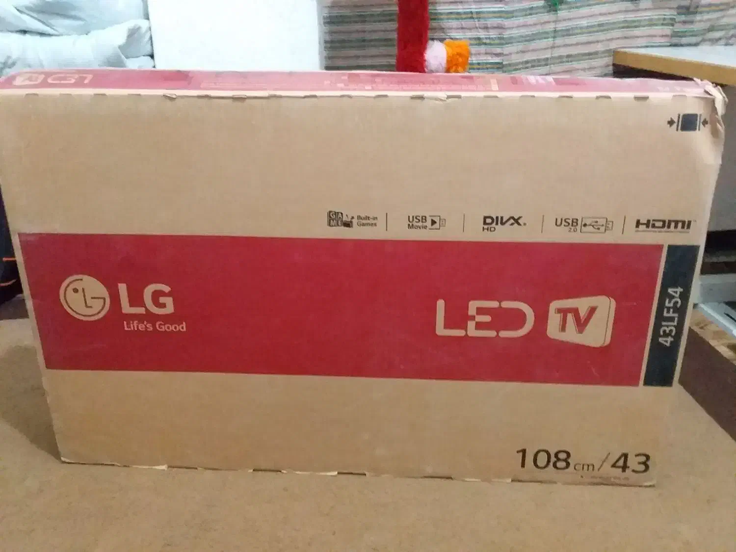 ال ای دی ال جی۴۳ تمیز|تلویزیون و پروژکتور|بندرعباس, |دیوار