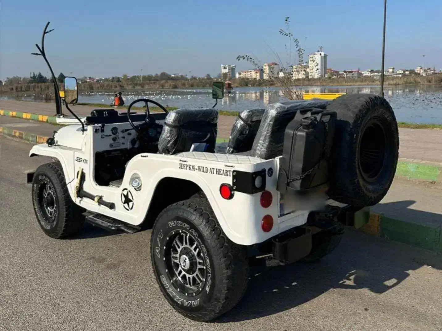 جیپ کاام (با چادر اصلی،اهنکشی افرودی نردبان جنگلی)|خودرو سواری و وانت|لنگرود, |دیوار