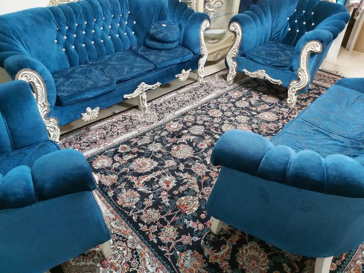 حراج وسایل منزل مبلمان نهار خوری بوفه پرده|مبلمان خانگی و میز عسلی|تهران, سبلان (لشگر)|دیوار