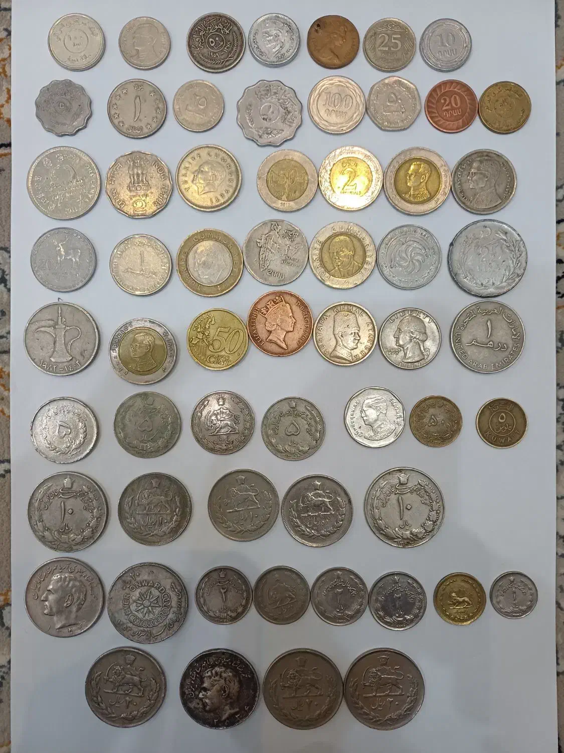 سکه قدیمی خارجی و ایرانی|کلکسیون سکه، تمبر، اسکناس|الیگودرز, |دیوار