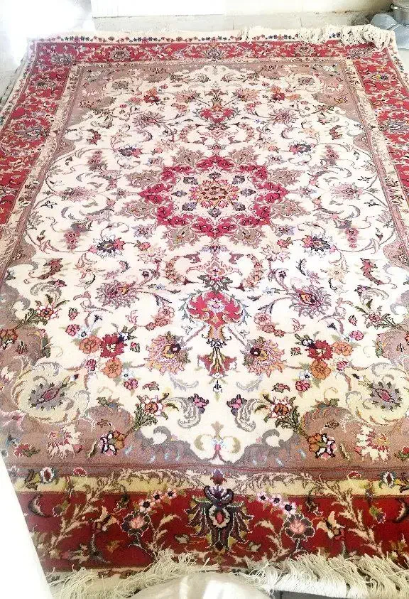 یک جفت فرش کاشمر طرح اولیا درجه یک|فرش|تبریز, |دیوار