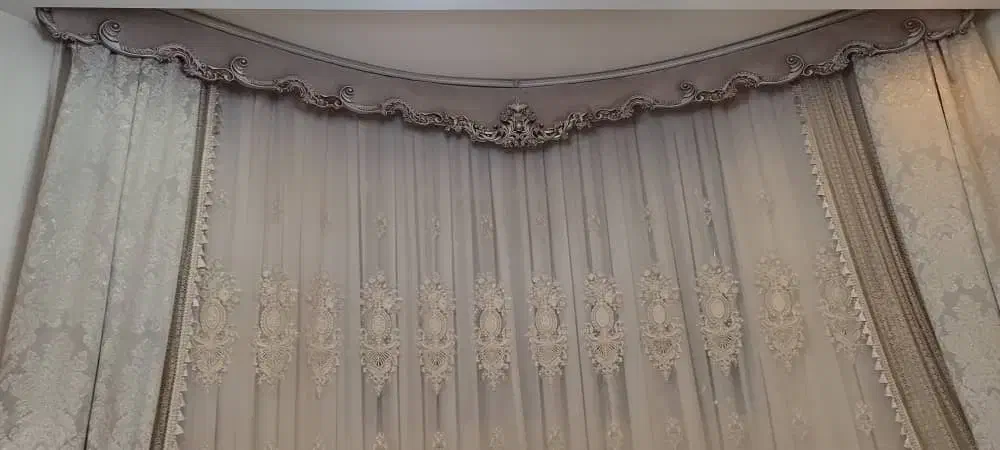 پرده 6متری نو|پرده، رانر، رومیزی|ایذه, |دیوار