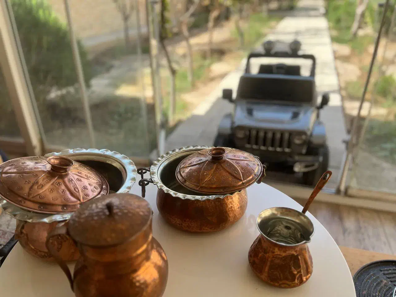 سرویس قابلمه ۱۰ و ۸ نفره مسی نو نو|ظروف پخت‌وپز|تهران, ولنجک|دیوار