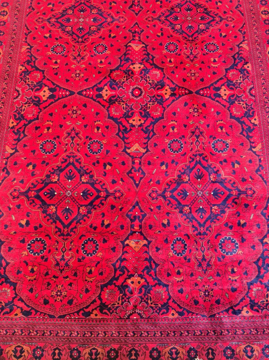 فرش دستباف شش متری کرک افغان|فرش|رباط‌کریم, رباط‌کریم|دیوار