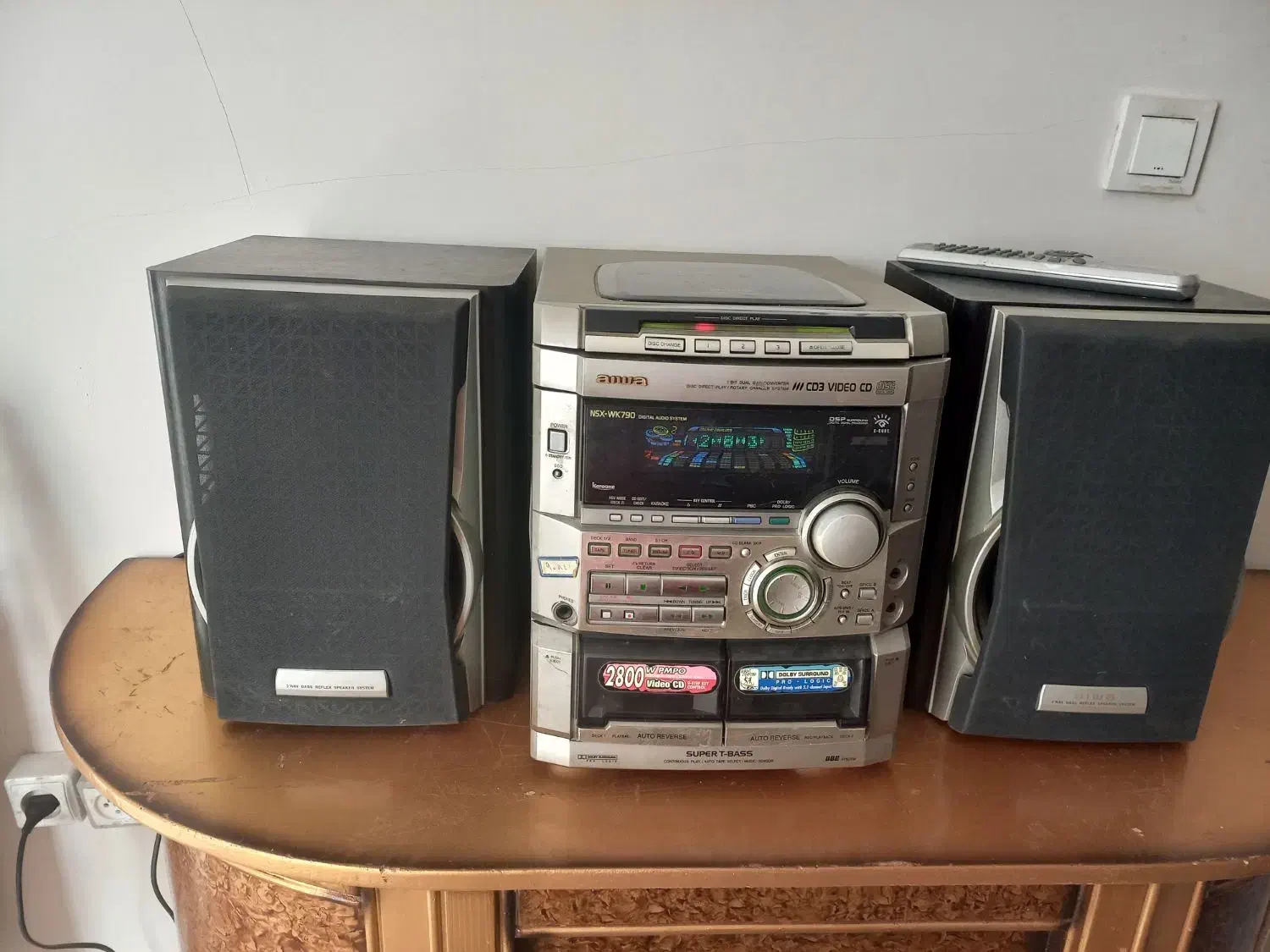 یک دستگاه ضبط کاست وسی دی  آیوا|سیستم صوتی خانگی|قدس, شهر‌قدس|دیوار