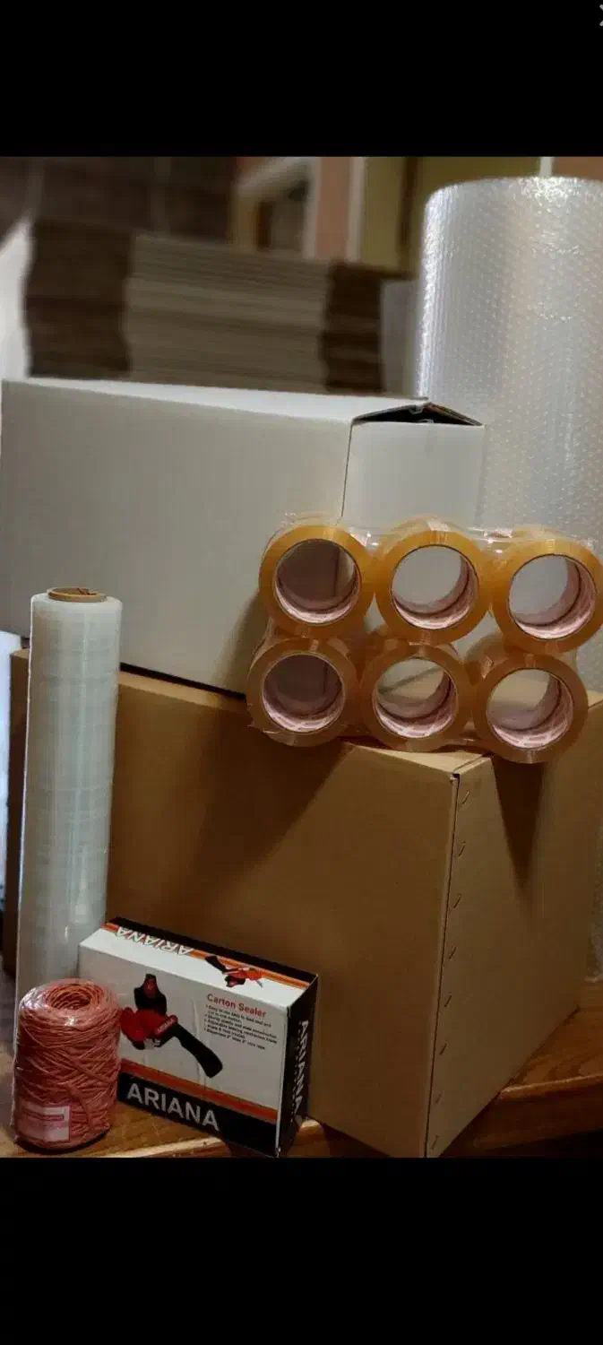 کارتن خارجی چسپ سلفون روزنامه جهت اسباب کشی|عمدهفروشی|بندرعباس, |دیوار