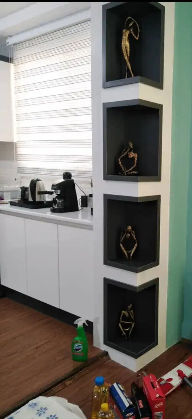 کابینت ام دی اف های گلس وگاز 4شعله|مصالح و تجهیزات ساختمان|ساری, |دیوار