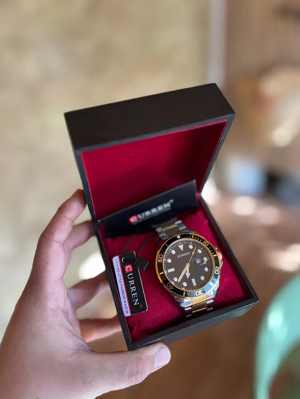 ساعت curren|ساعت|رشت, جانبازان|دیوار