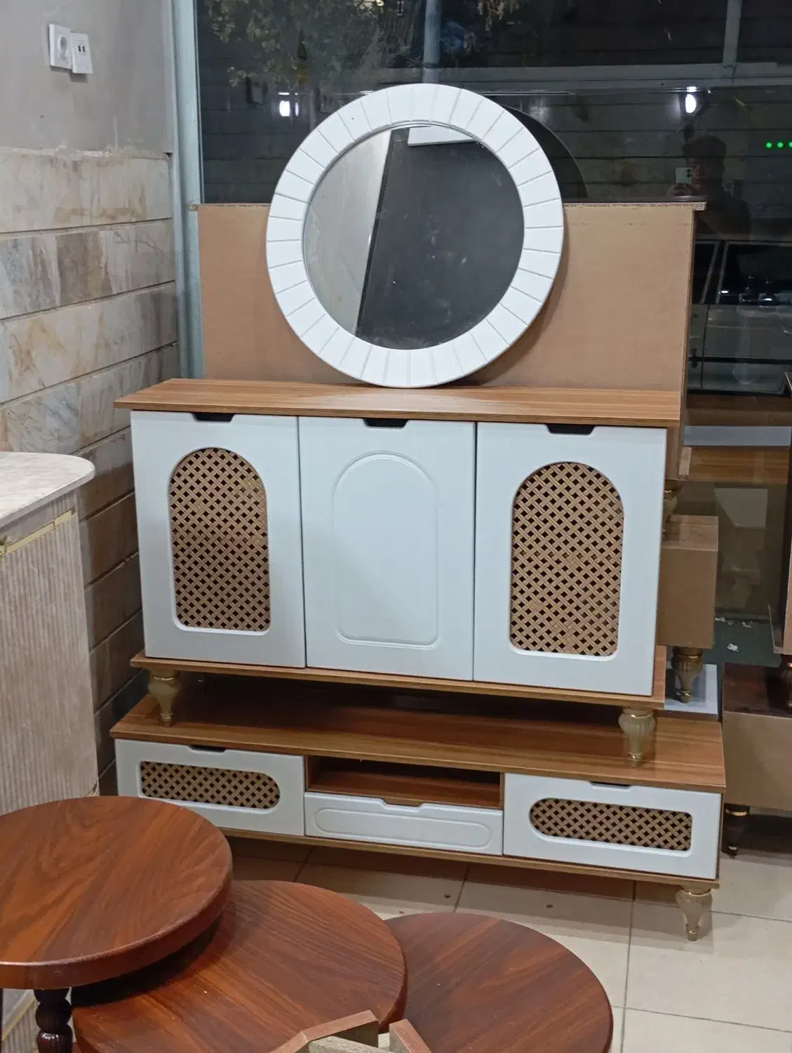 ست آینه کنسول جاکفشی میز تی وی|بوفه، ویترین، کنسول|تهران, نعمتآباد|دیوار