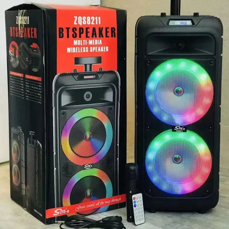 اسپیکر شارژی Zqs 8211|پخشکننده همراه|مشهد, پنجتن|دیوار