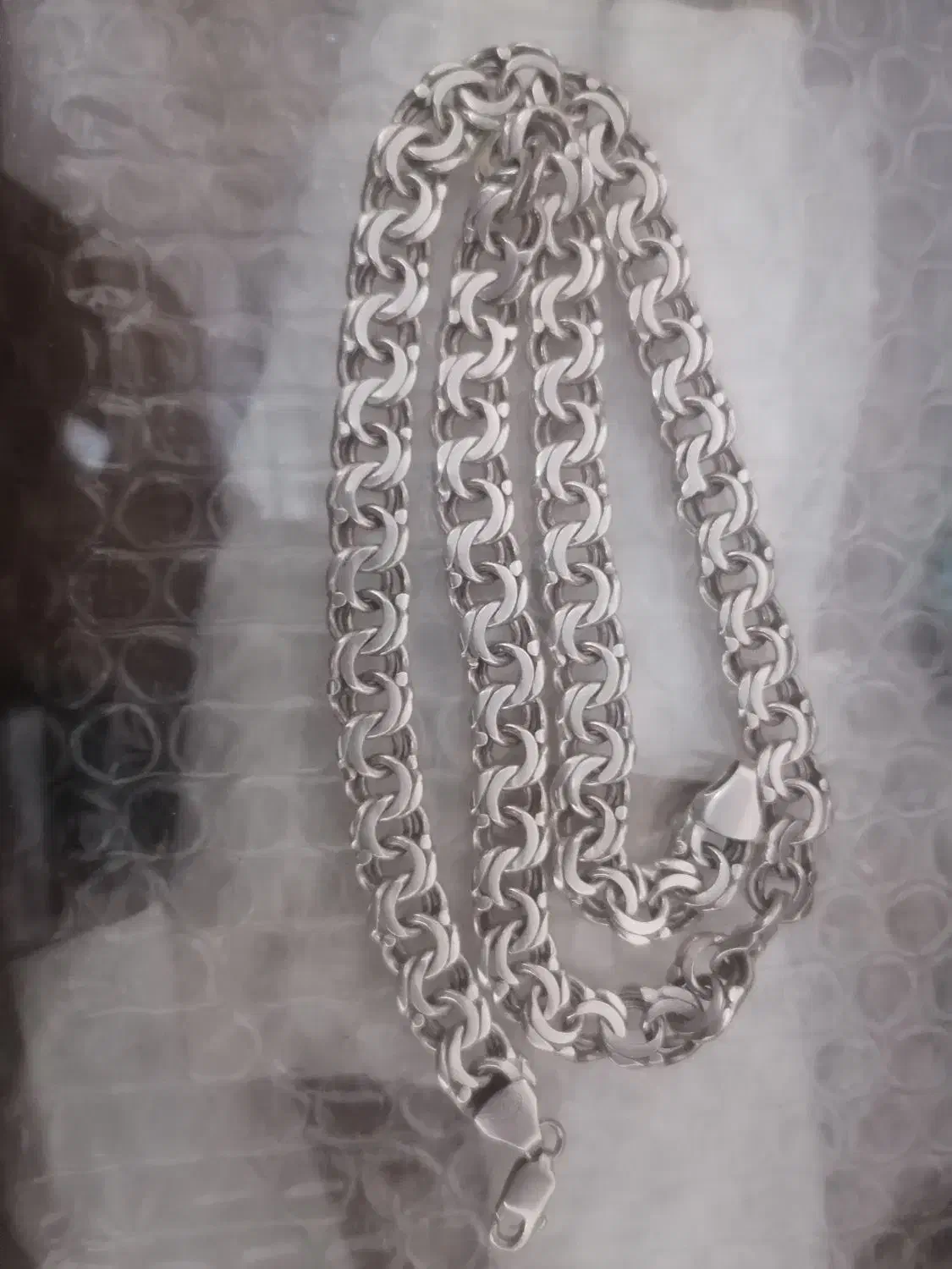 زنجیر نقره ایتالیایی|جواهرات|سنندج, |دیوار