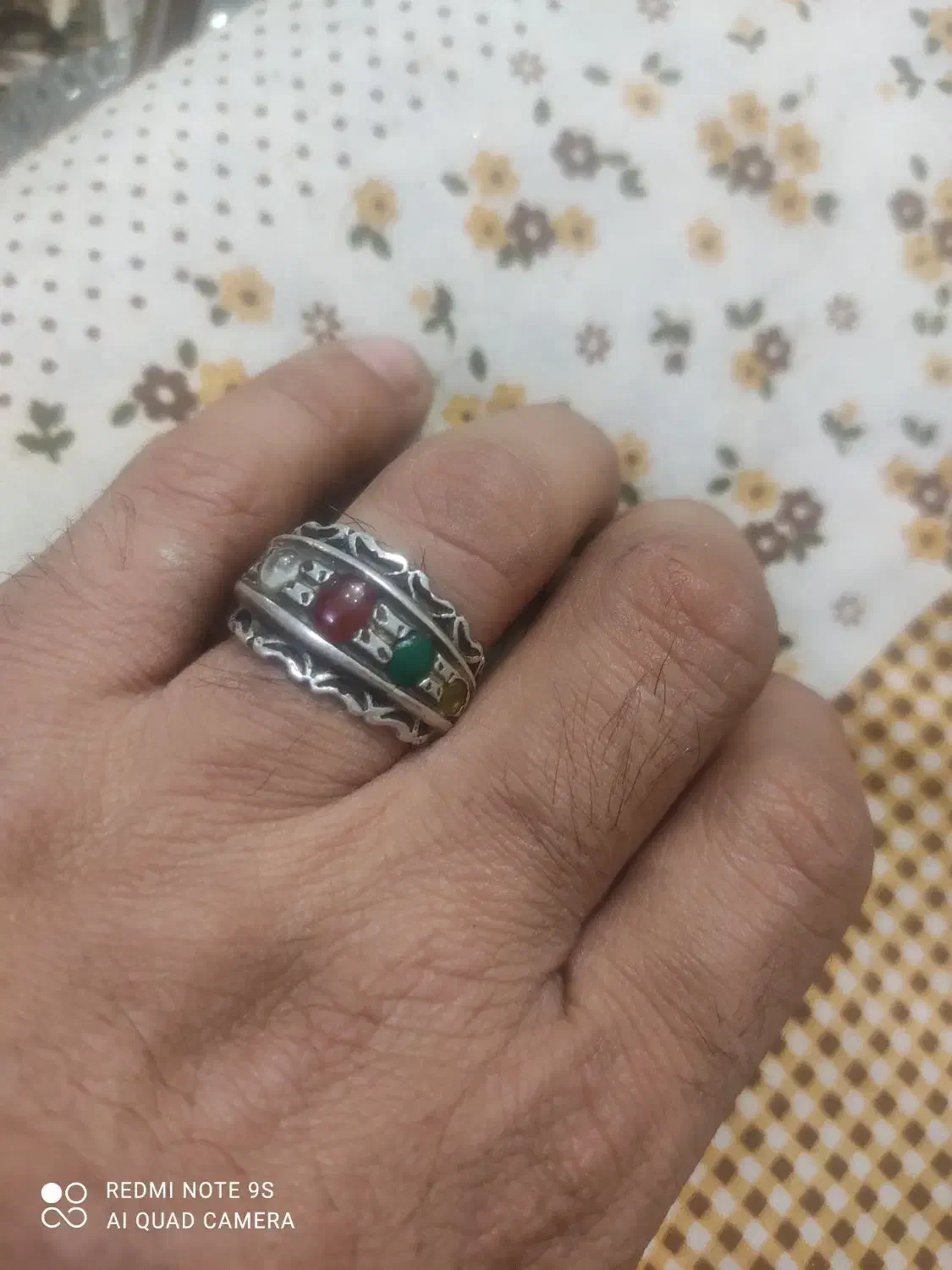 انگشتر۹جواهروپنج جواهر|جواهرات|بیرجند, |دیوار