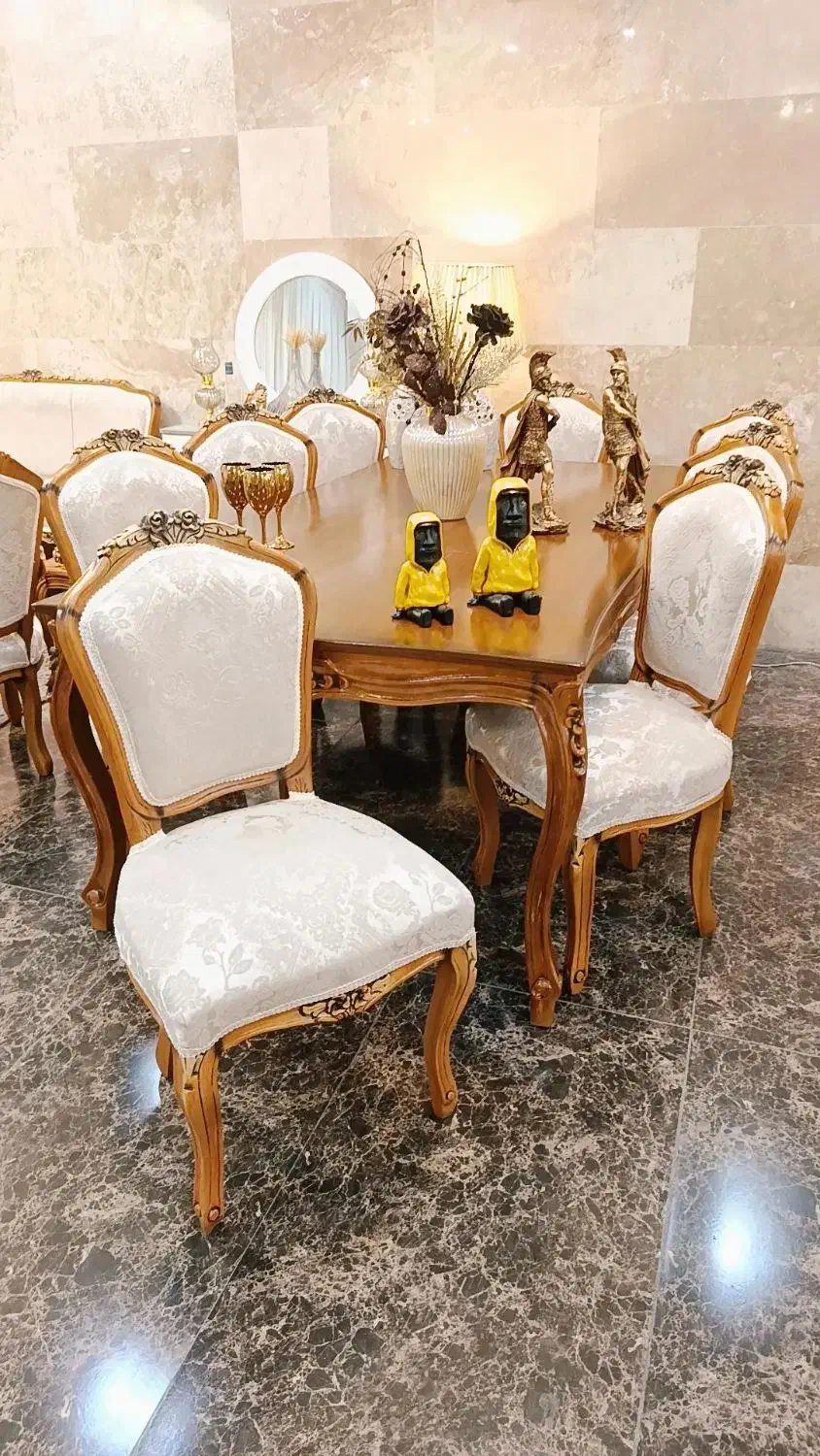 هفت سرویس ناهارخوری 8 نفره تمام چوب راش|میز و صندلی غذاخوری|تهران, تهرانپارس شرقی|دیوار