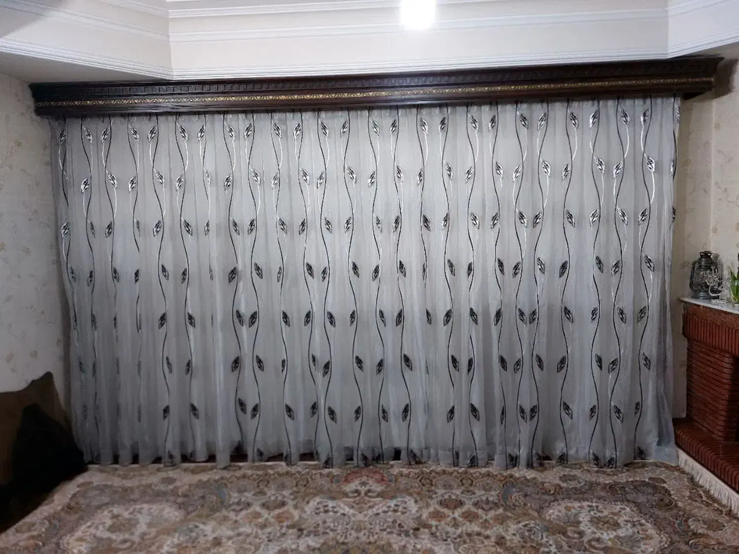 پرده توری|پرده، رانر، رومیزی|قم, سالاریه|دیوار