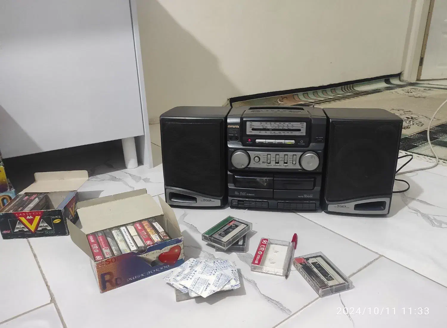 ضبط پخش کاست خور  مدل آیوا قدیمی|سیستم صوتی خانگی|کرج, شاهین‌ویلا|دیوار