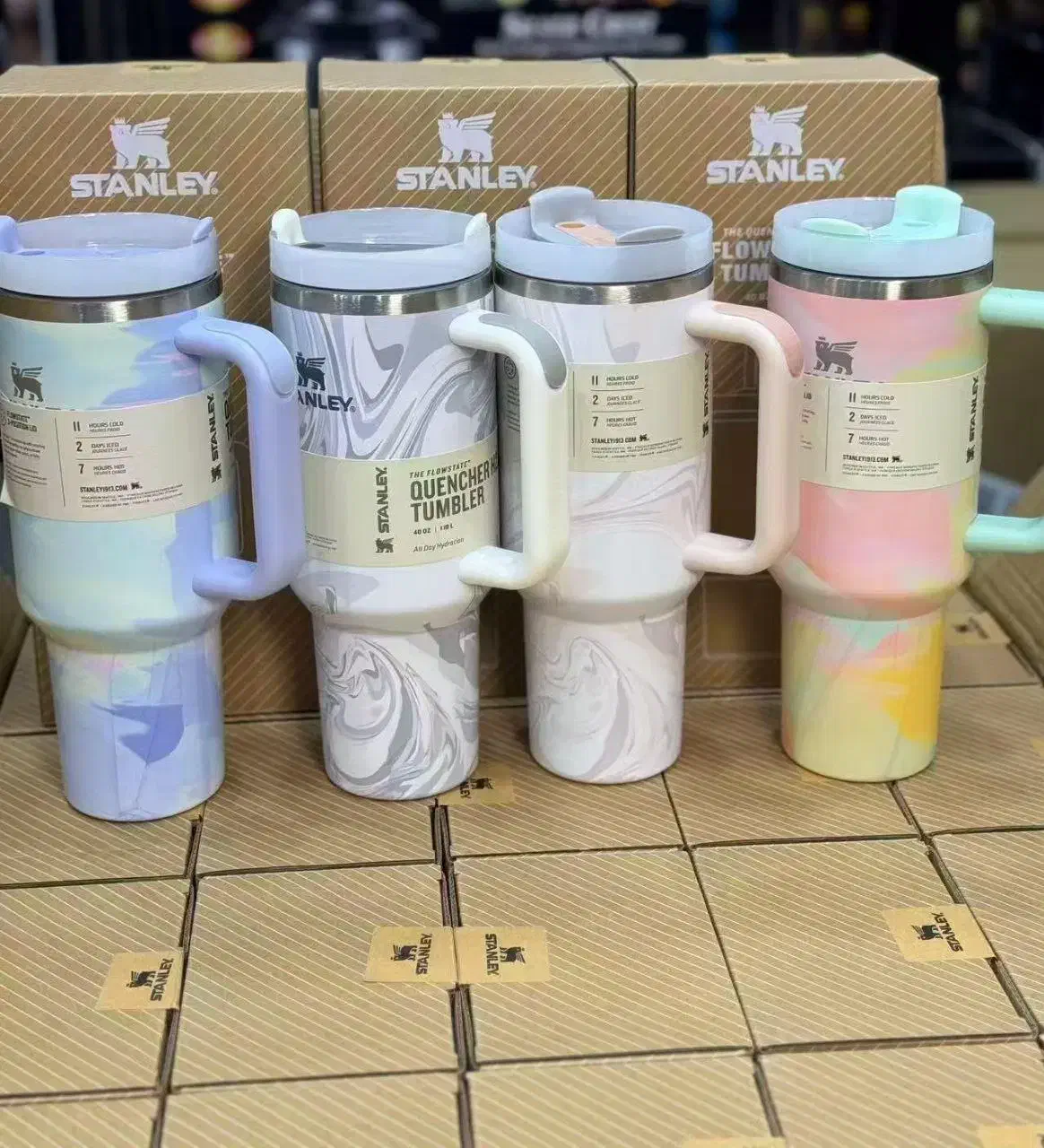 ماگ استنلی طرح ماربل گرم و سرد ارسال رایگان قم|ظروف سرو و پذیرایی|قم, باسکول|دیوار