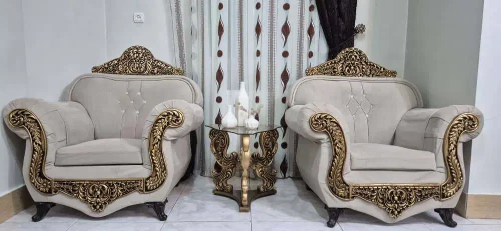 مبلمان ۷ نفره|مبلمان خانگی و میز عسلی|خانمیرزا, |دیوار