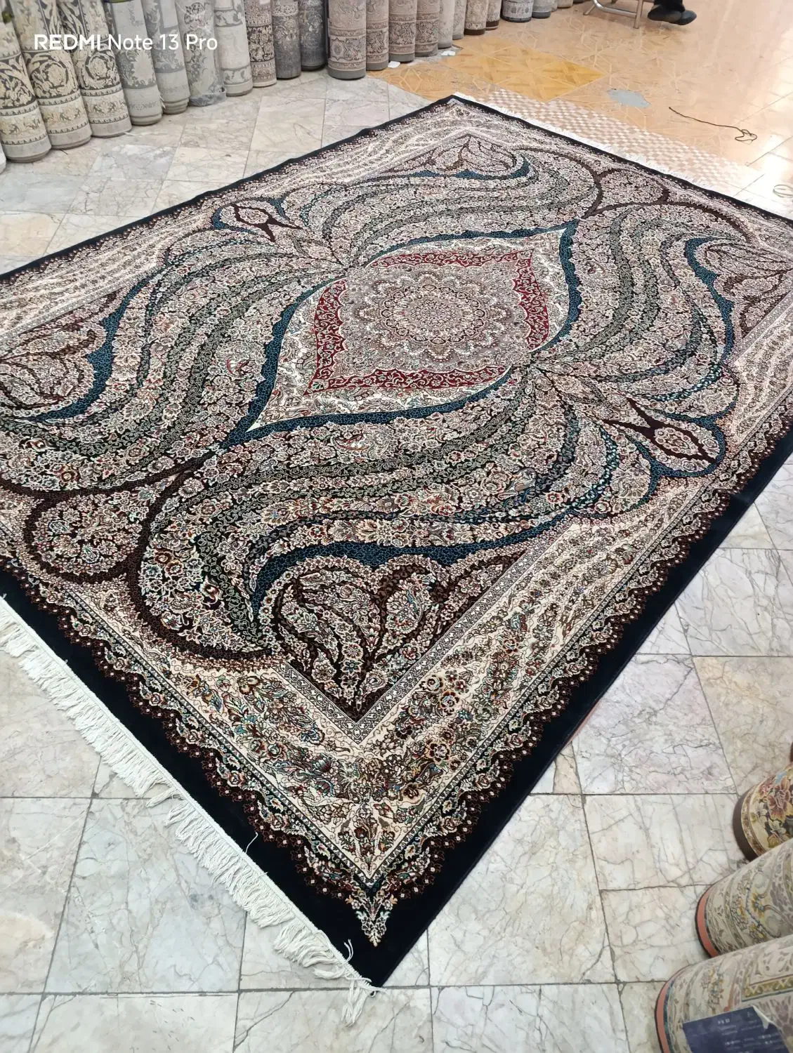 فرش دانا/جفت فرش ۱۲متری ۷۰۰شانه تمام نخ|فرش|مشهد, ایثارگران|دیوار