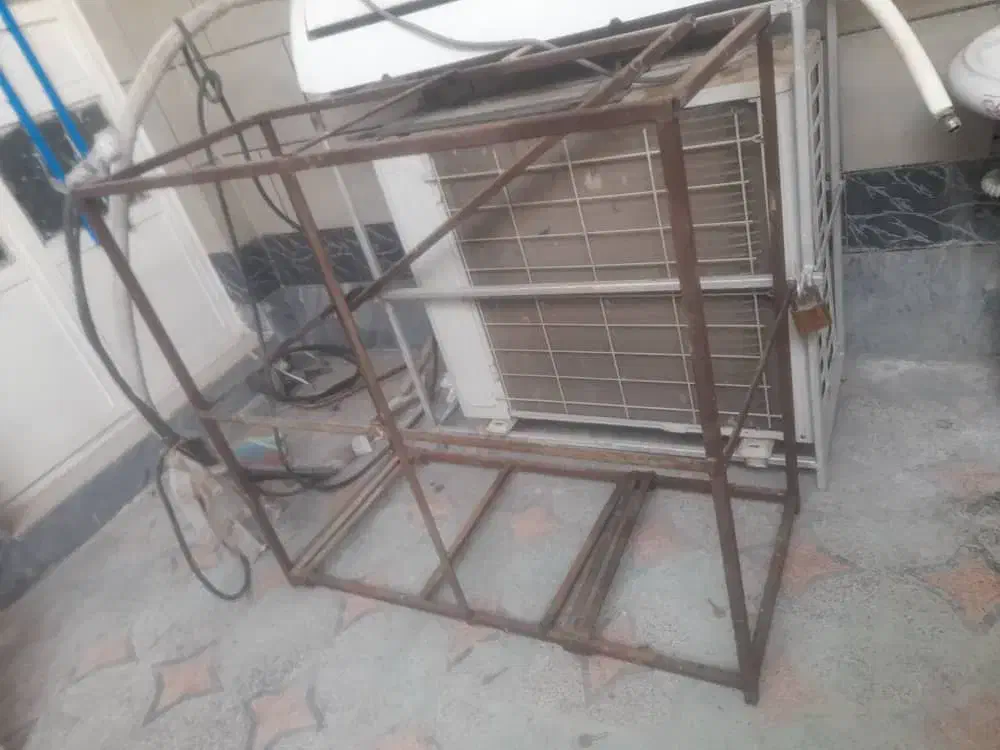 سطل زباله ۱۲۰ لیتری بهمراه قفس کولر گازی|ظروف نگهدارنده، پلاستیکی، یکبارمصرف|اهواز, یوسفی|دیوار