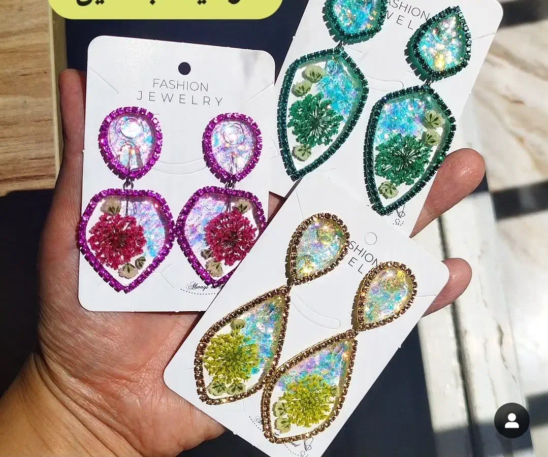 اکسسوری گوشواره وست کامل رزینی  و....|زیورآلات و اکسسوری|آستانه اشرفیه, |دیوار