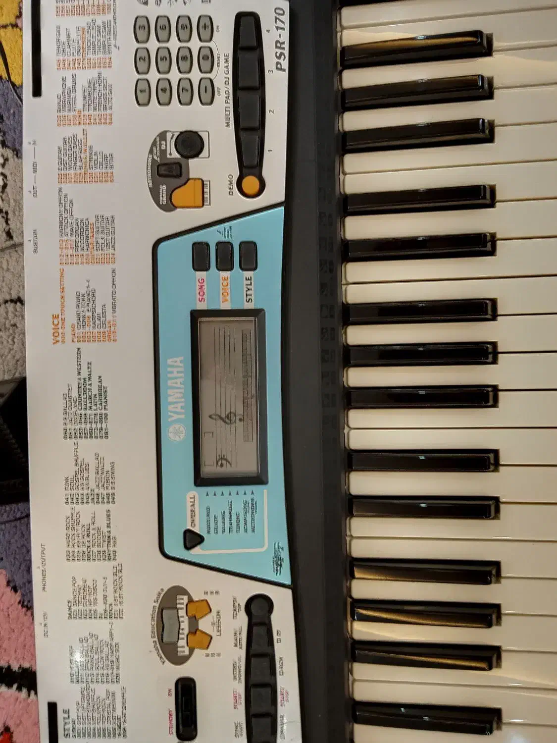 ارگ یاماها PSR-170|پیانو، کیبورد، آکاردئون|مشهد, نوید|دیوار
