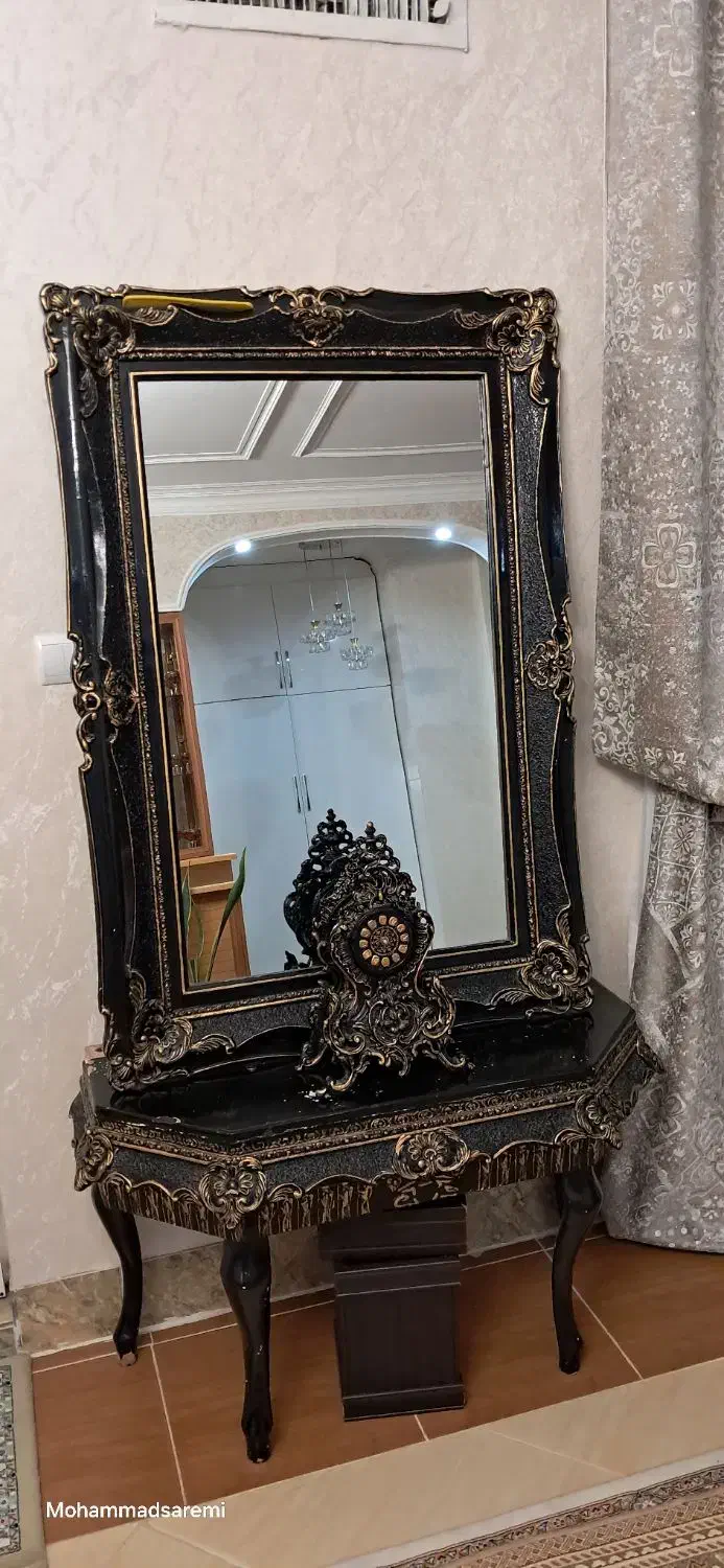 آیینه وشمعدان|آینه|بروجرد, |دیوار