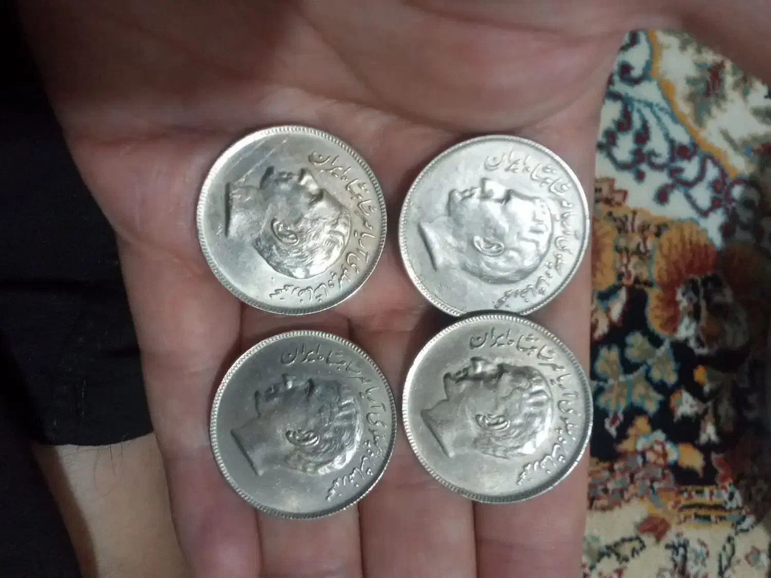 ۵۰ عدد بیست ریالی قدیمی|کلکسیون سکه، تمبر، اسکناس|کیش, |دیوار