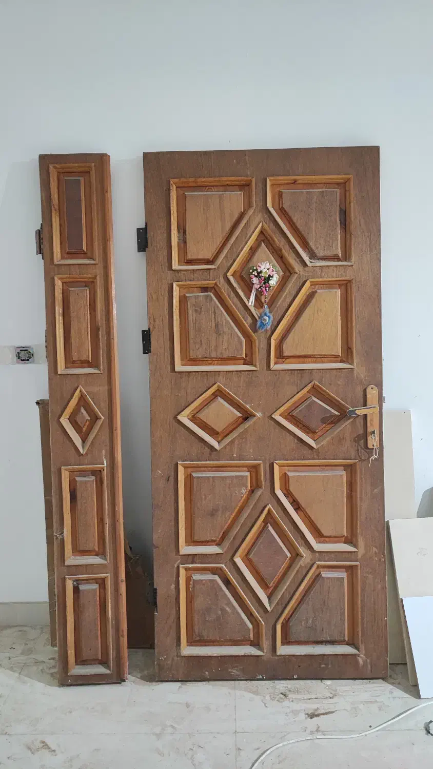 درب چوب نراد روسی سه عدد|مصالح و تجهیزات ساختمان|آستارا, |دیوار