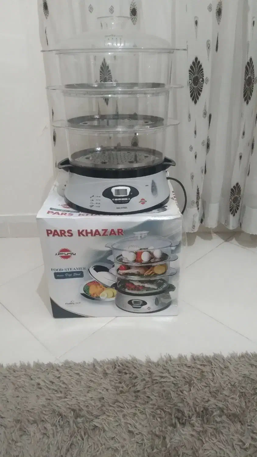 بخار پز پارس خزر|سایر لوازم برقی|مشکیندشت, |دیوار