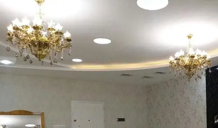 لوستر ۸ شاخه ، برنجی|لوستر و چراغ آویز|قوچان, |دیوار