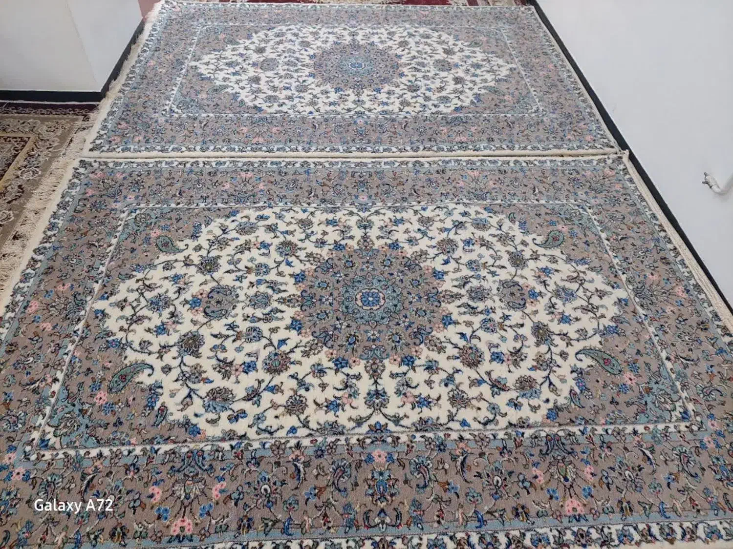 فرش دستباف یک جفت خام ۲در ۳|فرش|اردستان, |دیوار