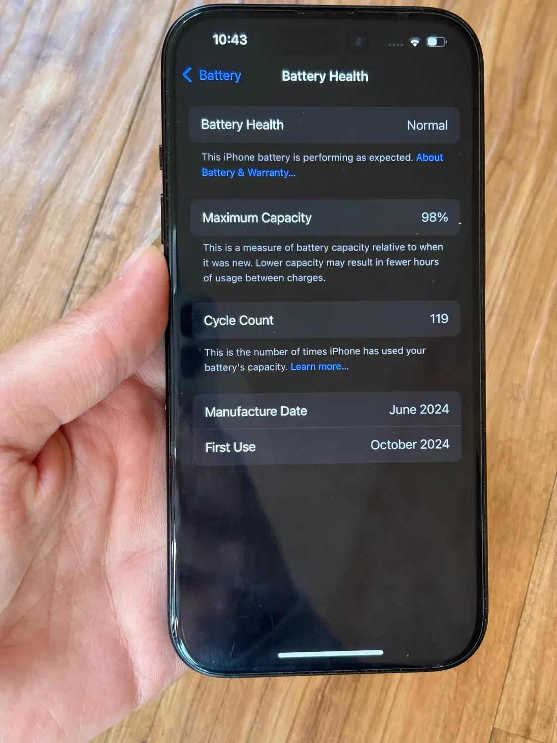 آیفون ۱۵ نرمال مشکی ، بدون ریجستری|موبایل|قائم‌شهر, |دیوار