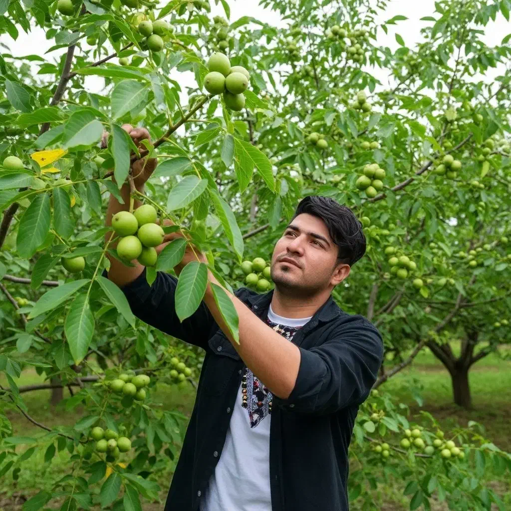 گردو ژنوتیپ مراغه اصل با باردهی بالا|حراج|کامیاران, |دیوار