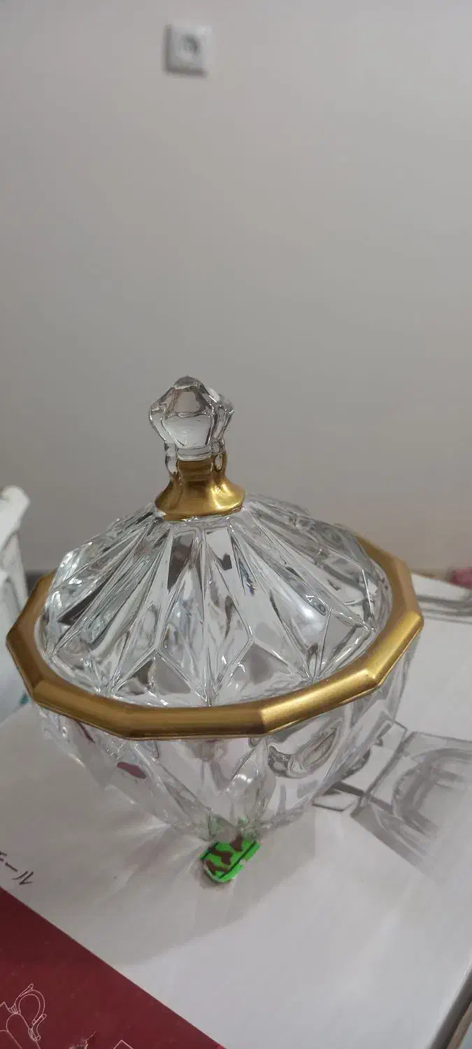 قندان لب طلایی نو|ظروف سرو و پذیرایی|قم, کیوانفر|دیوار