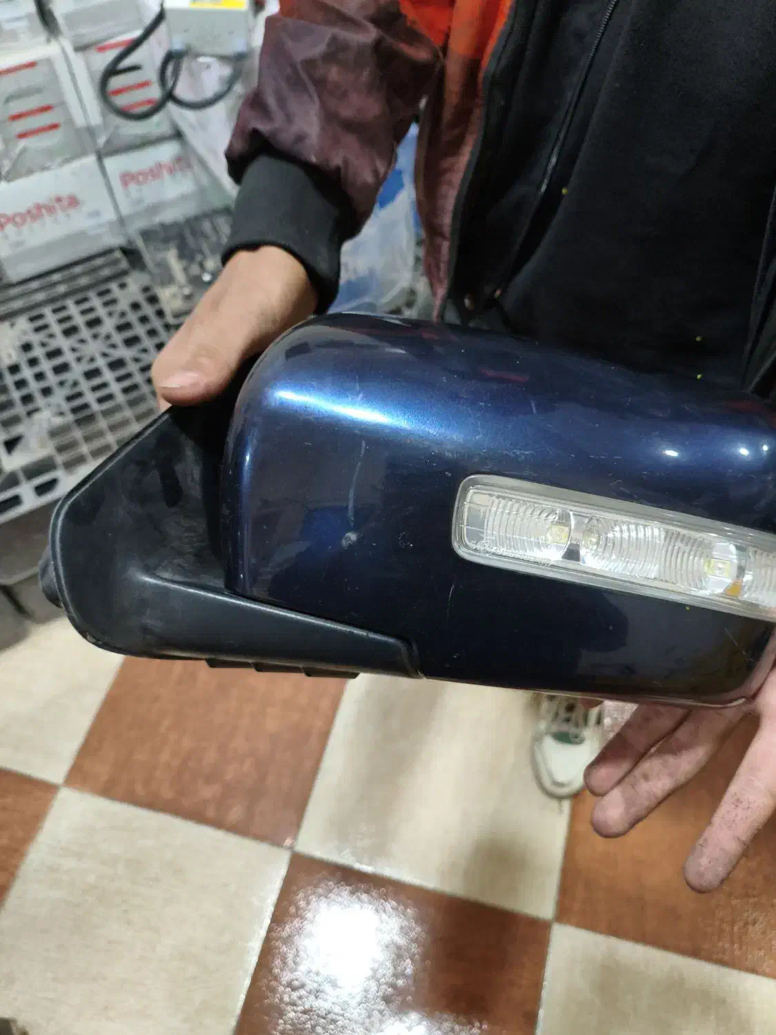 ایینه بغل کیا موهاوی در حد نو|قطعات یدکی و لوازم جانبی|سیرجان, |دیوار