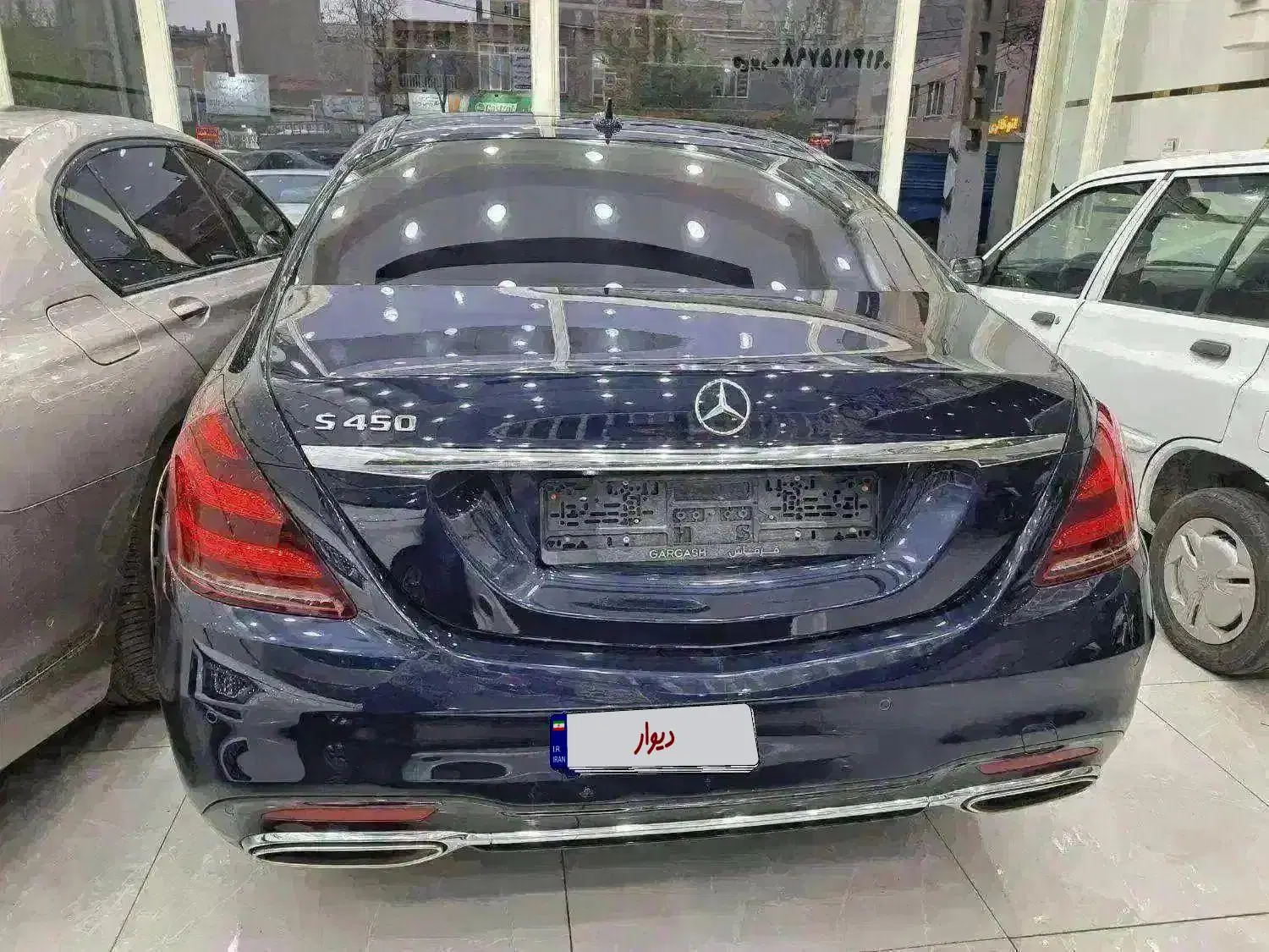 بنز S450 پلاک گذرموقت منطقه آزاد ارس 6سیلندر|خودرو سواری و وانت|تبریز, |دیوار