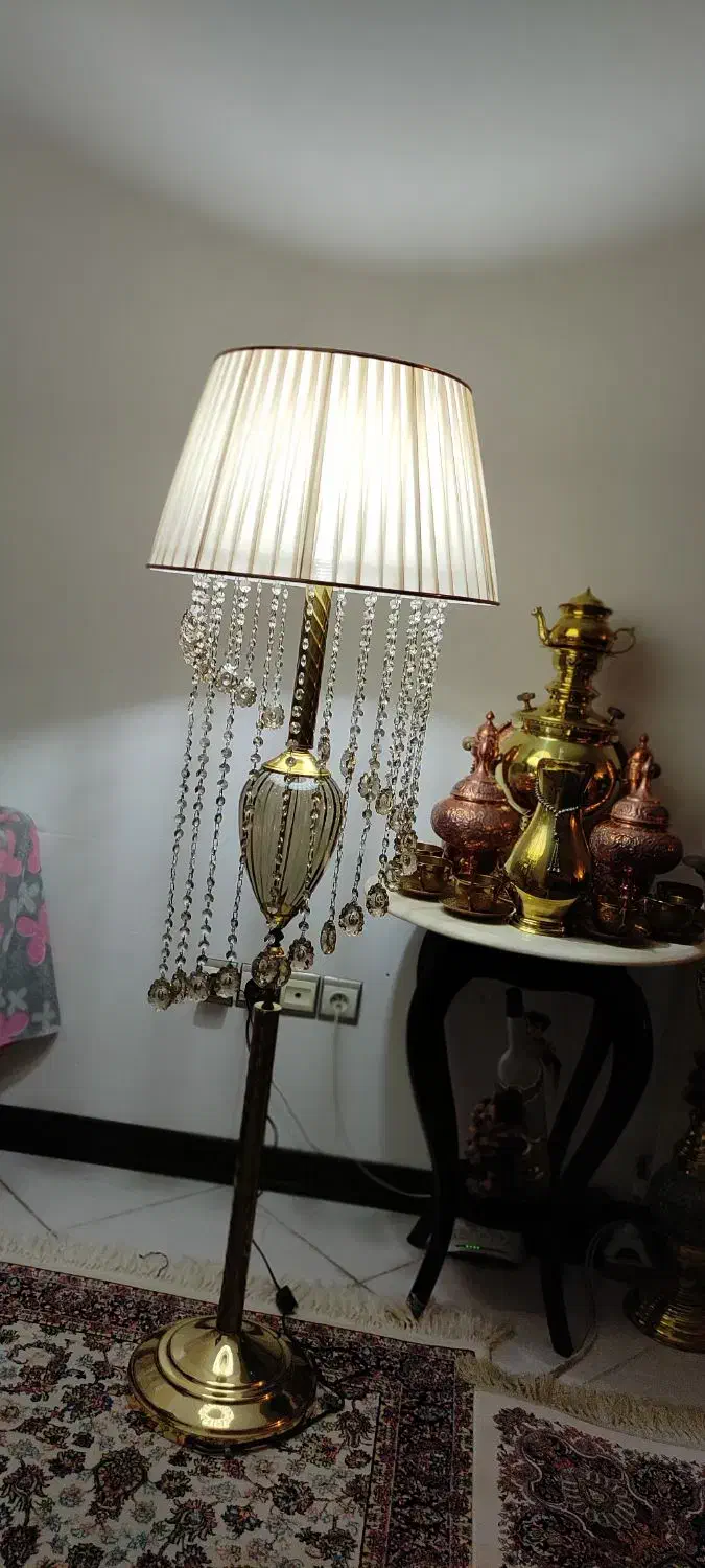 آباژور کریستالی|چراغ خواب و آباژور|قم, پردیسان|دیوار