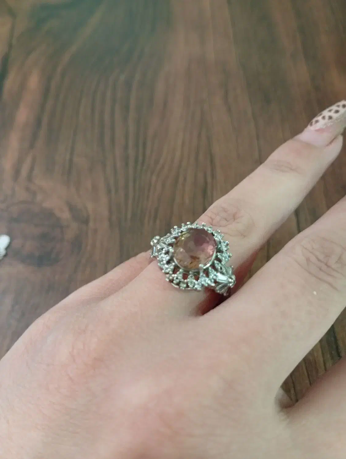 انگشتر نقره سنگ الکساندرت|جواهرات|کرمان, |دیوار