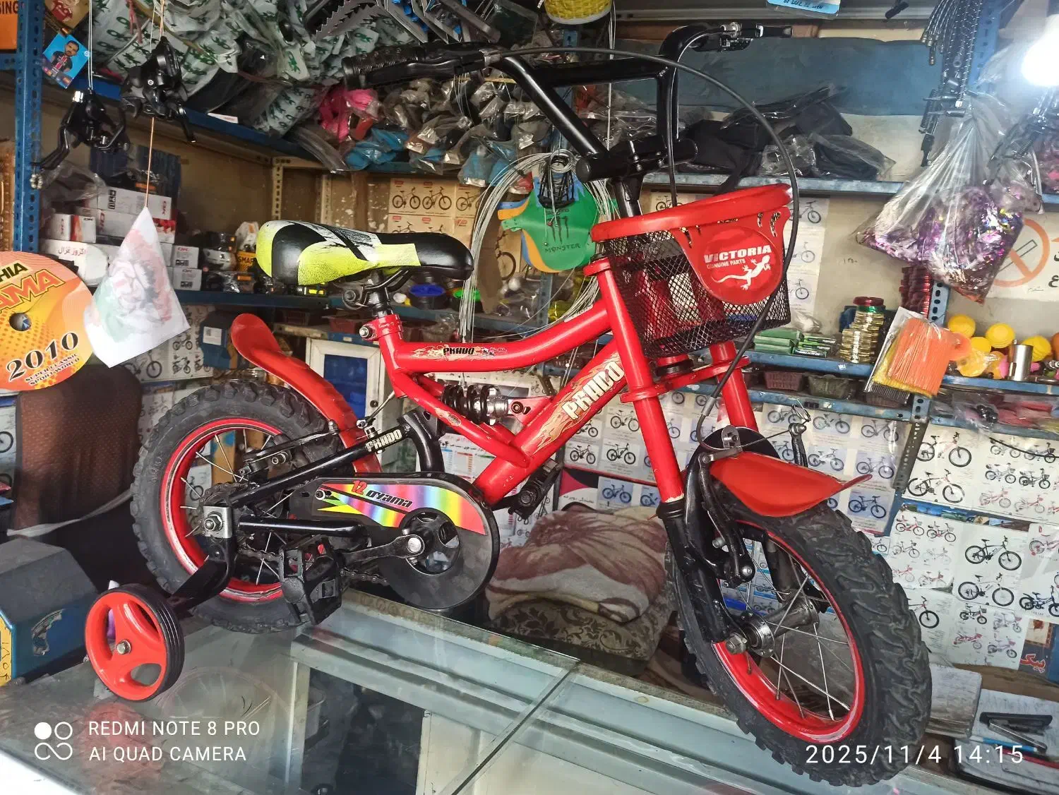 دوچرخه12فنردار|دوچرخه، اسکیت، اسکوتر|فردیس, منظریه|دیوار