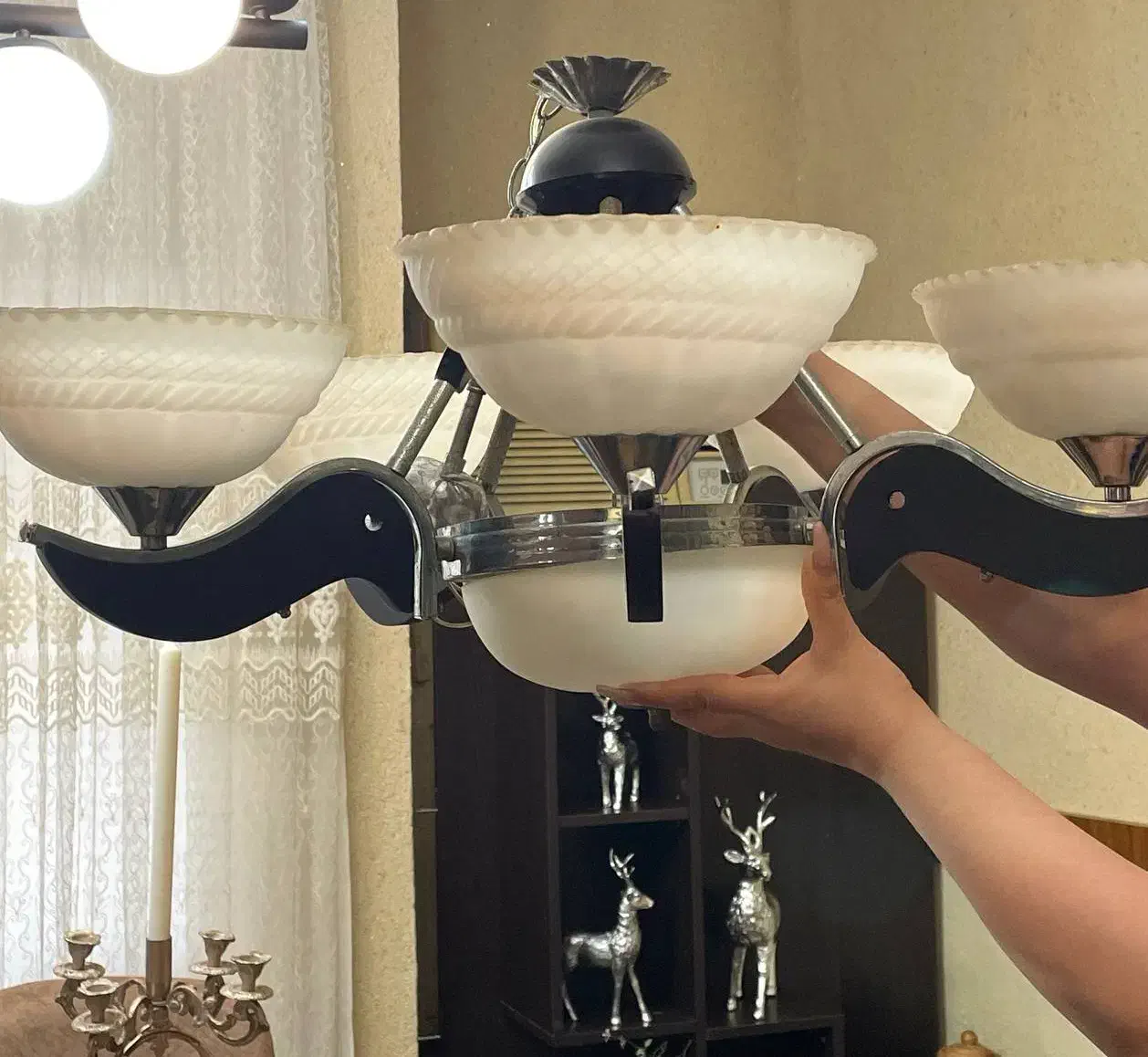 لوستر و روشنایی|لوستر و چراغ آویز|رشت, سعدی (تختی)|دیوار