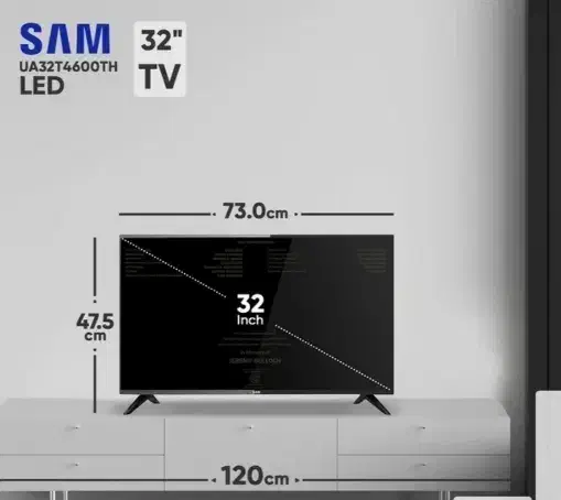 تلویزون ۳۲ اینچ مارک سام  پملپ  پلمپ‌ در کارتن.|تلویزیون و پروژکتور|مرودشت, ژیان|دیوار
