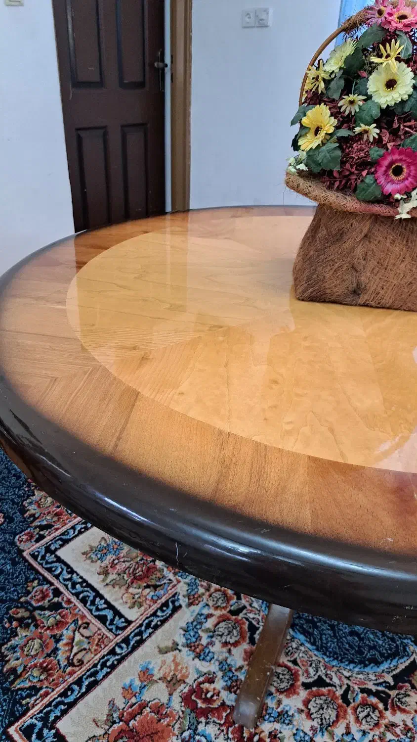 میز ناهار خوری ۶ نفره|میز و صندلی غذاخوری|تنکمان, |دیوار